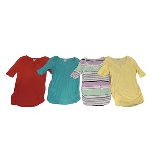 🤰Motherhood Maternity Vneck Top Bundle sz Small